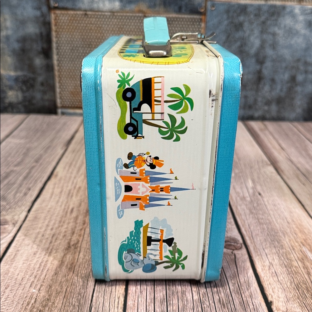 Vintage Aladdin Walt Disney World Metal Lunch Box and Thermos - Picture 7 of 16